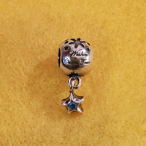 🌟 Soulfeel Charm "Wishes Come True" 925 Sterling Silver w/Blue Stone in Star - Picture 3 of 5